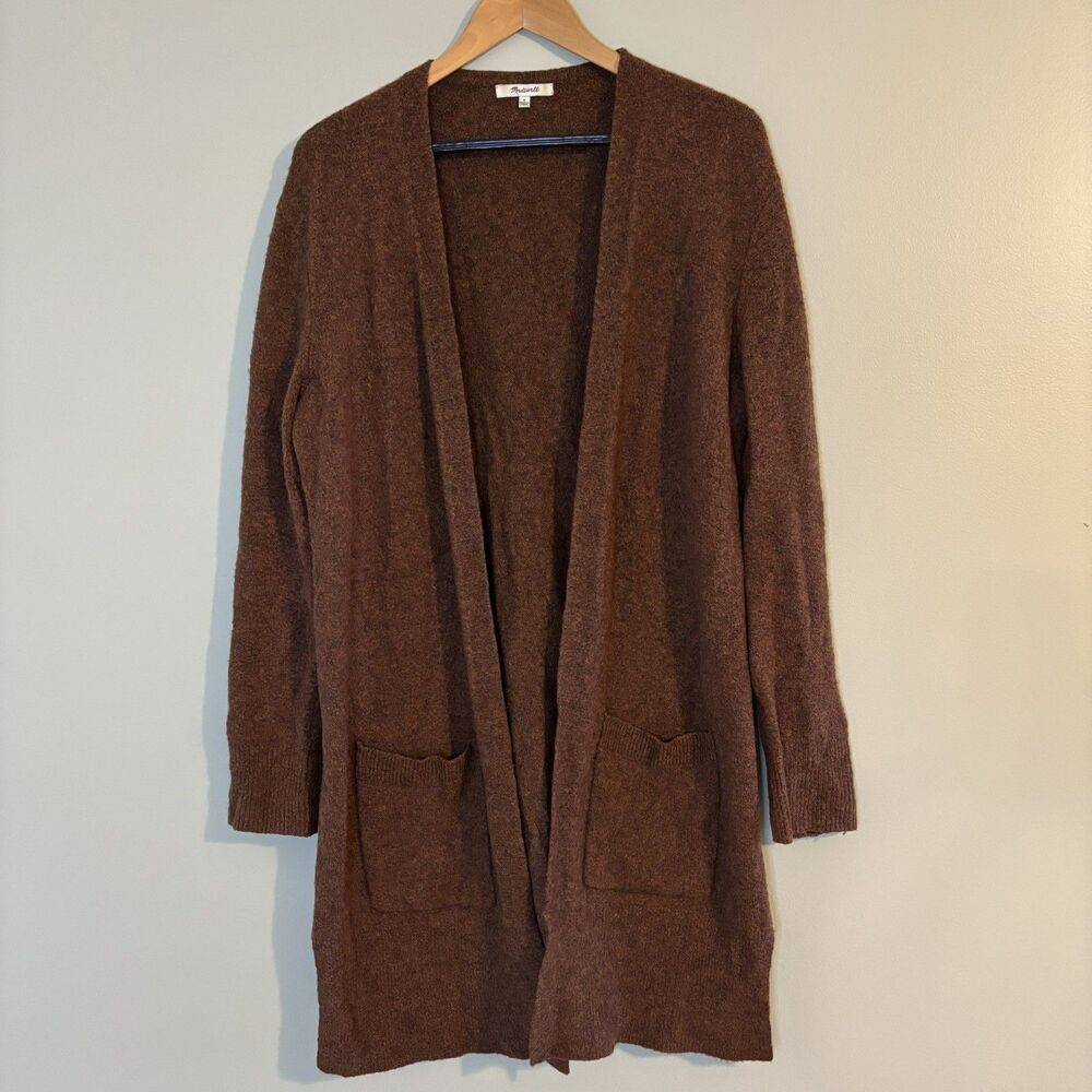 Madewell Kent Cardigan Sweater Merino Wool Alpaca Cozy Earthy Nature Goblin $98